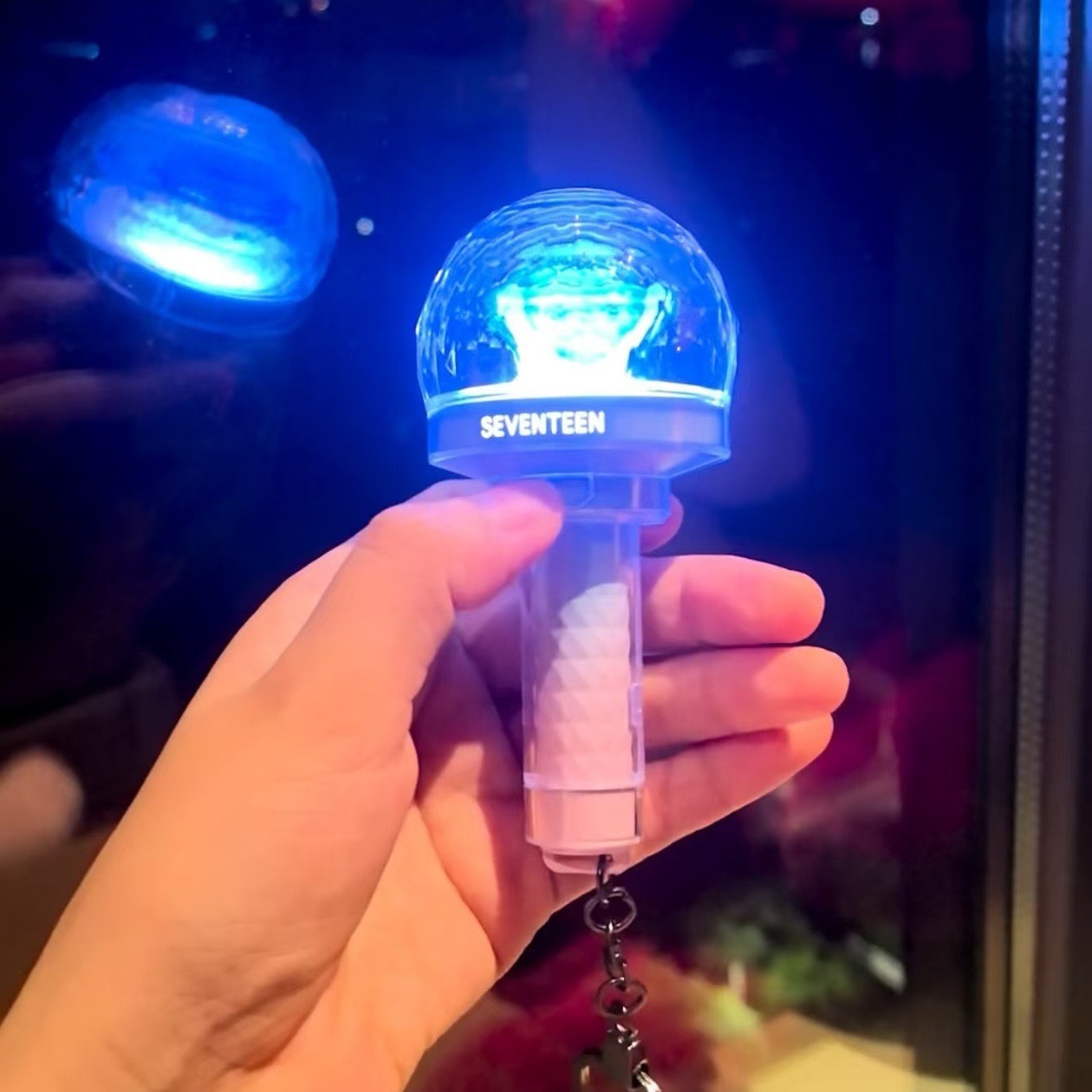 SEVENTEEN 10th Mini Light Stick Inspired Mini Carat Bong Keychain