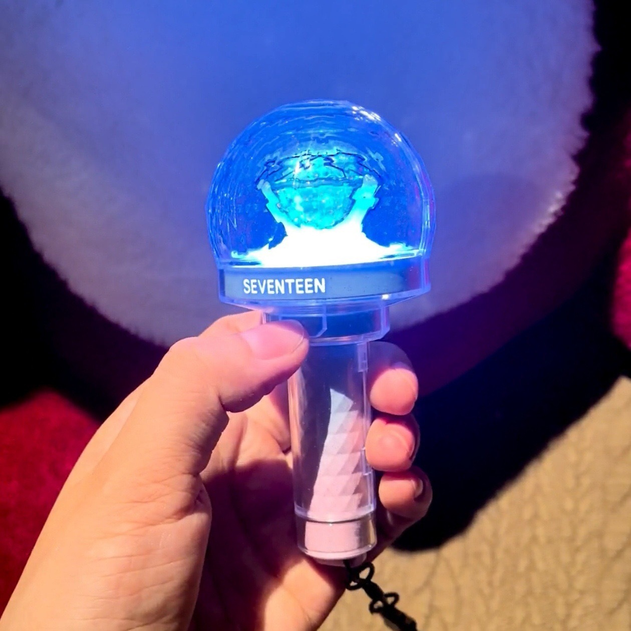 SEVENTEEN 10th Mini Light Stick Inspired Mini Carat Bong Keychain