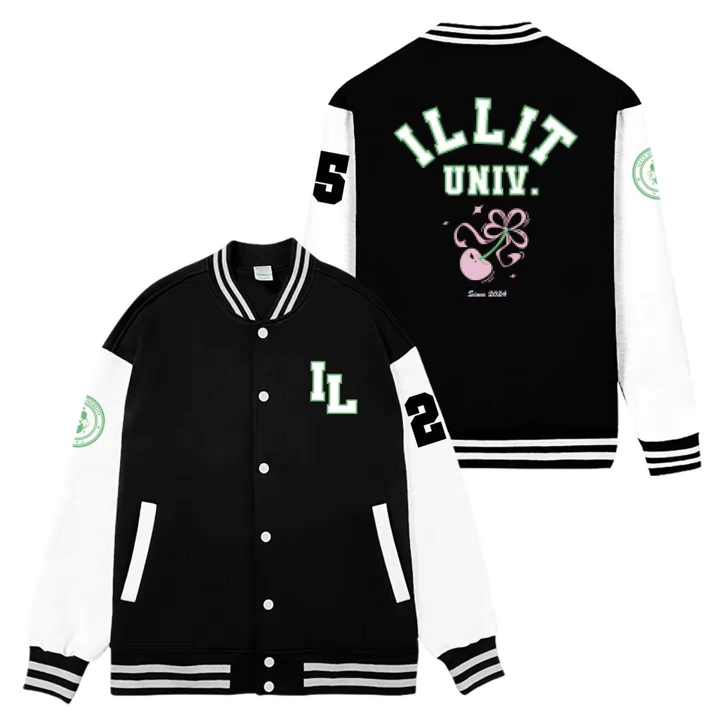 ILLIT Concert Tour inspired  Merch Varsity Jacket