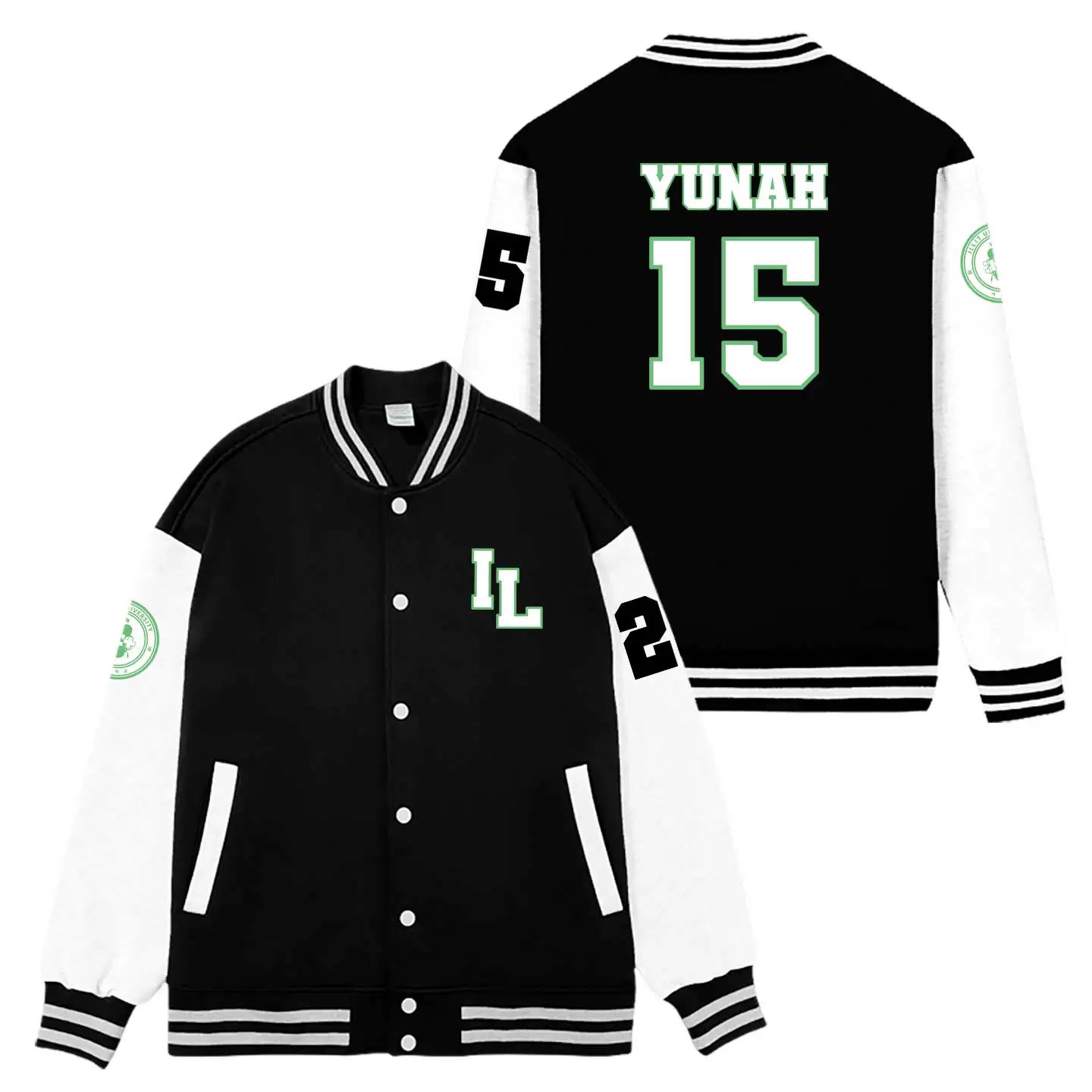 ILLIT Concert Tour inspired  Merch Varsity Jacket