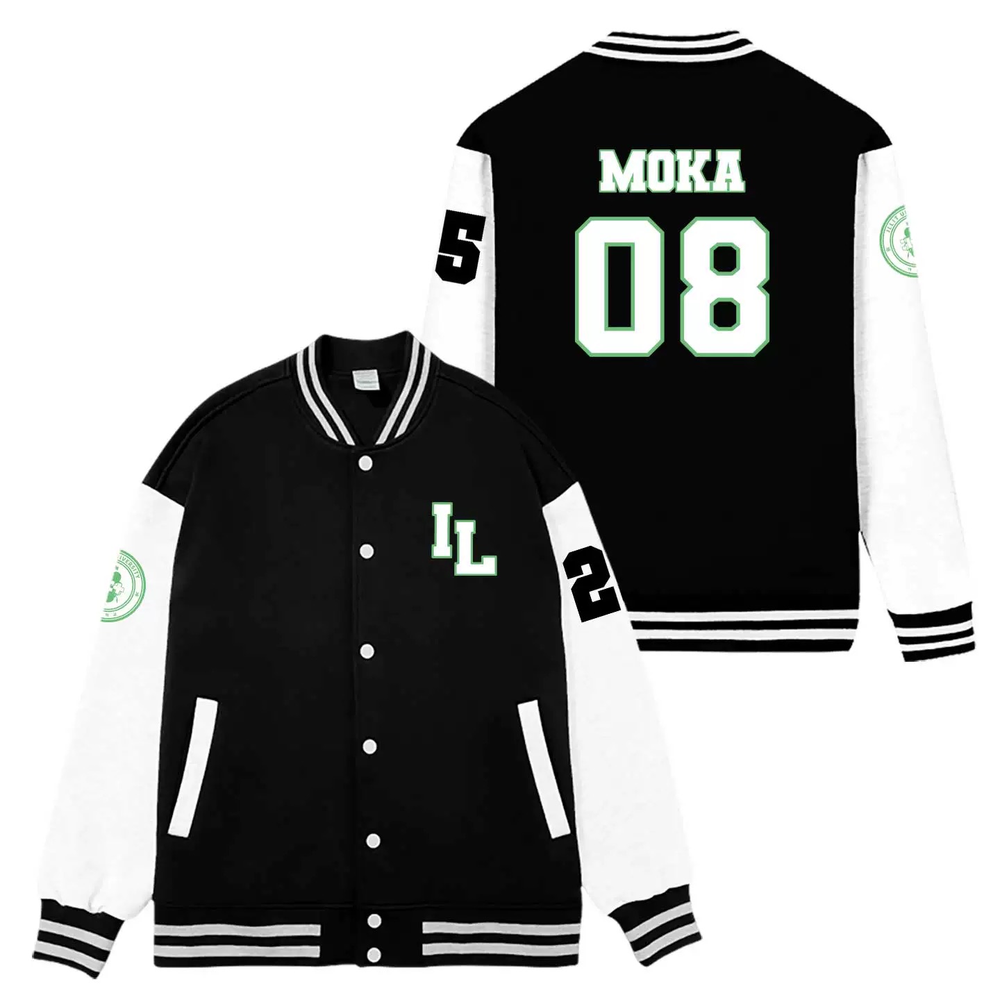 ILLIT Concert Tour inspired  Merch Varsity Jacket