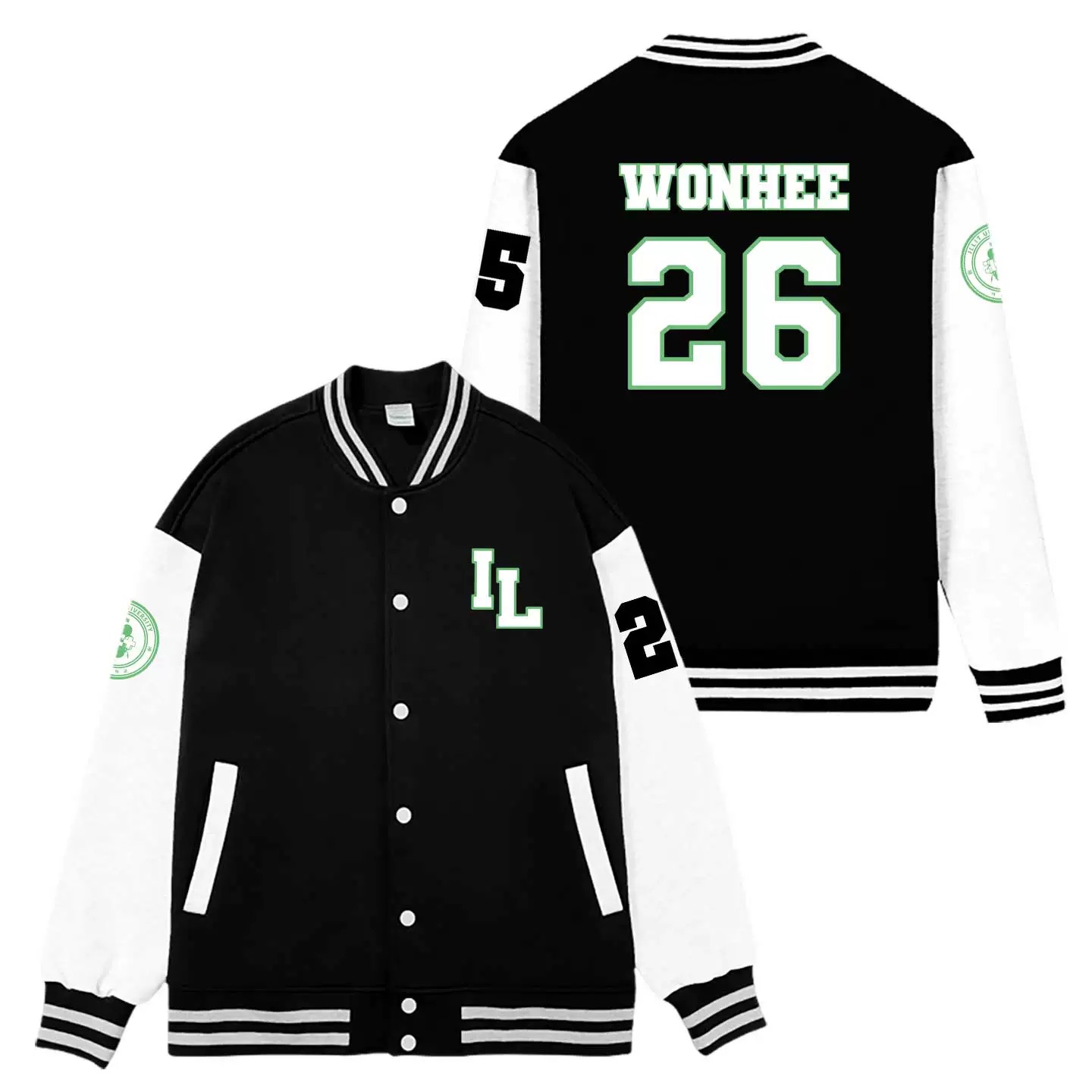 ILLIT Concert Tour inspired  Merch Varsity Jacket