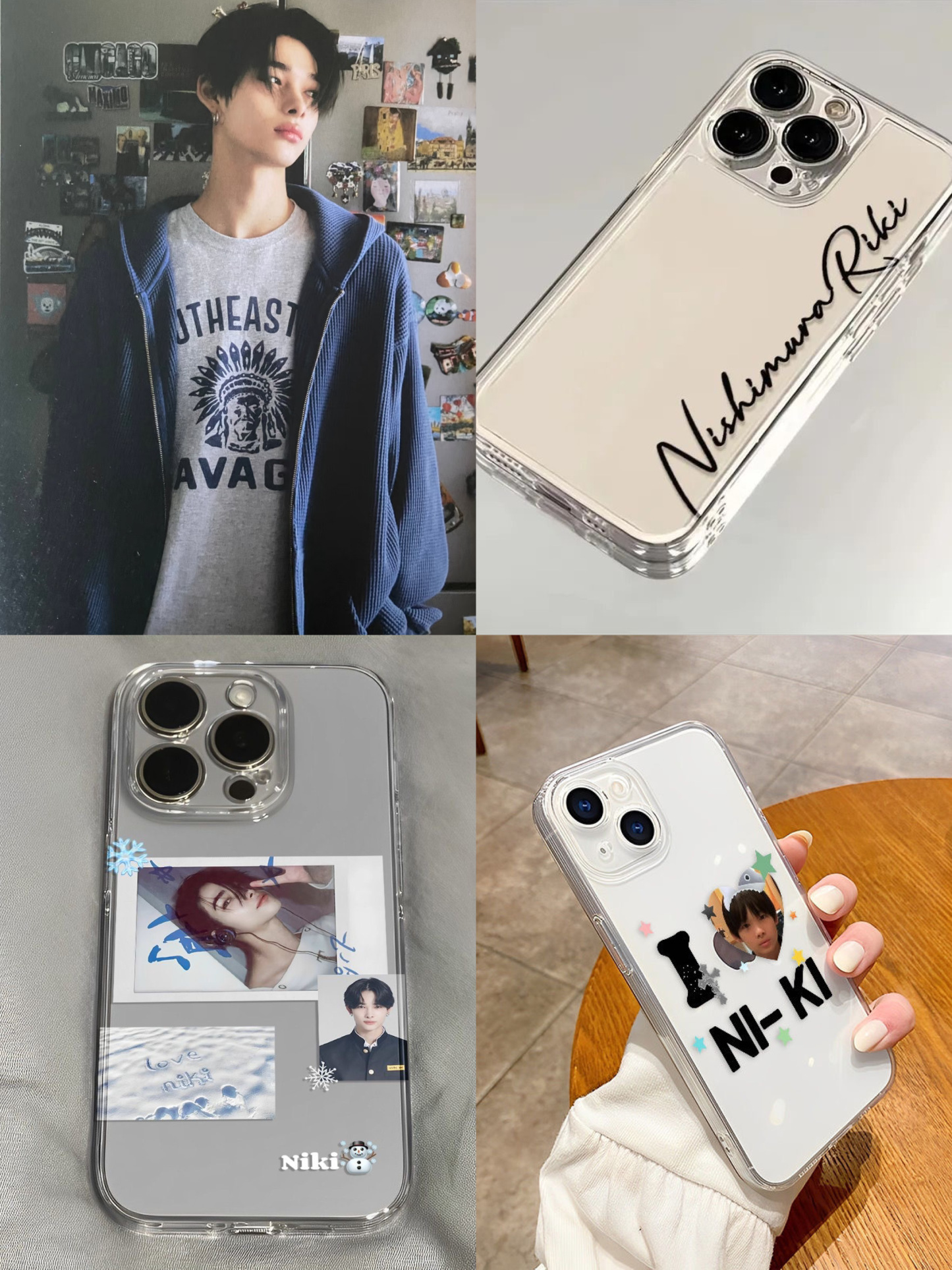 Enhypen NIKI 3 Pcs Set Phone Case for All Phones