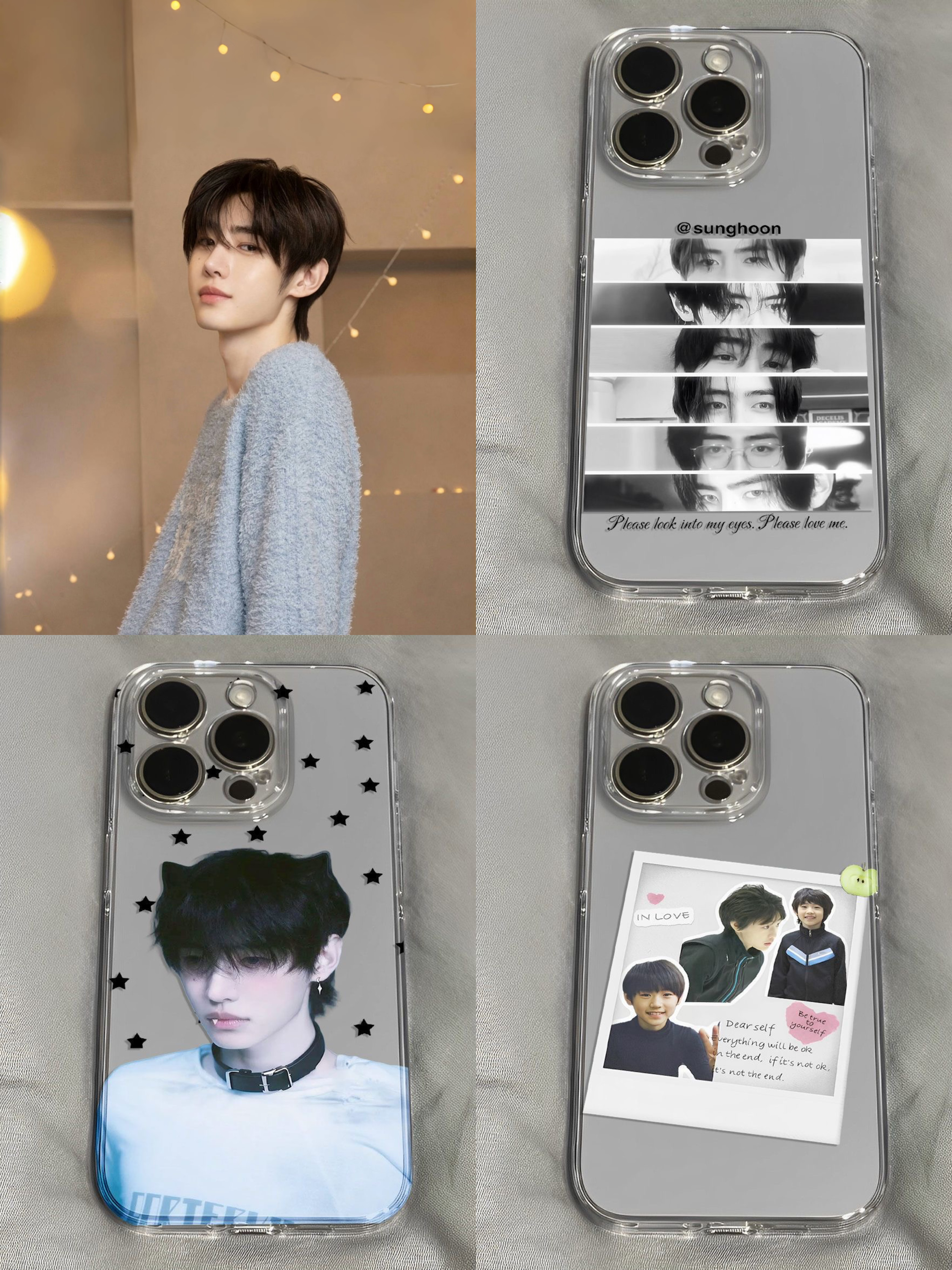 Enhypen Sunghoon 3 Pcs Set Phone Case for All Phones