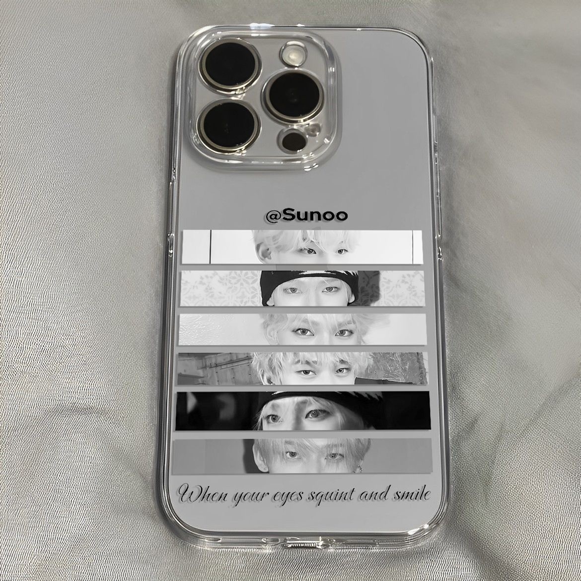 Enhypen SUNOO 3 Pcs Set Phone Case for All Phones