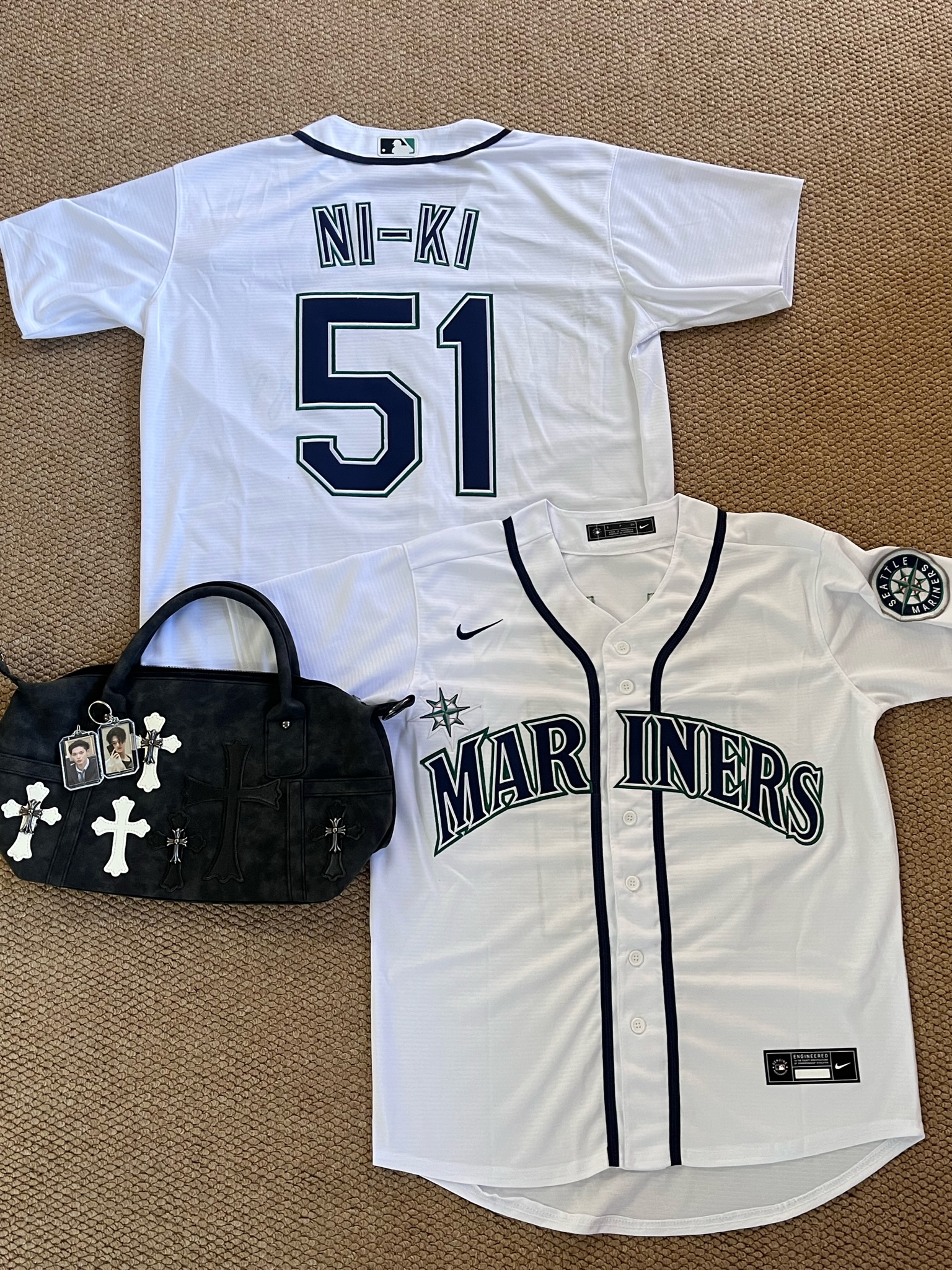 ENHYPEN mariners Custom Embroidered Baseball Jersey