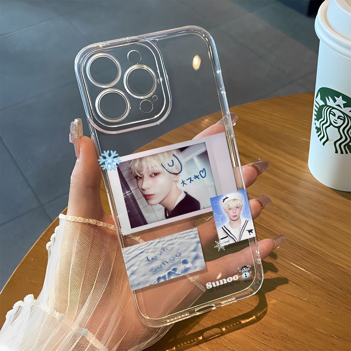 Enhypen SUNOO 3 Pcs Set Phone Case for All Phones