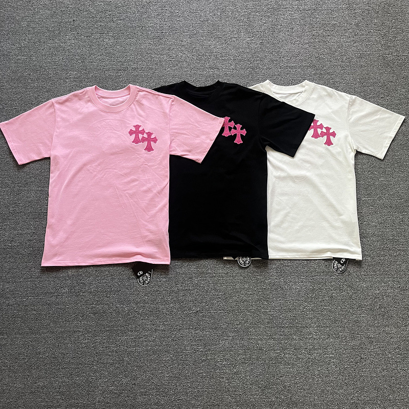 CH Style Chrome Hearts inspired Cross Horseshoe Sanskrit Embroidery T-Shirt 