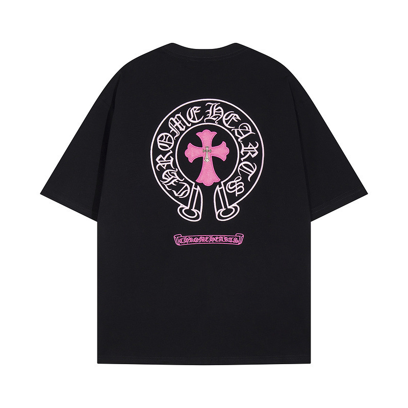 CH Style Chrome Hearts inspired Cross Horseshoe Sanskrit Embroidery T-Shirt