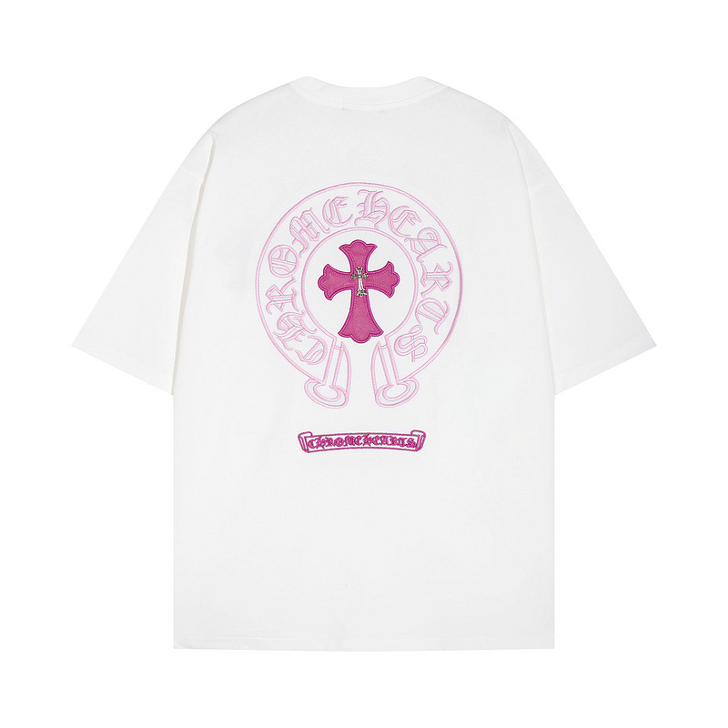 CH Style Chrome Hearts inspired Cross Horseshoe Sanskrit Embroidery T-Shirt