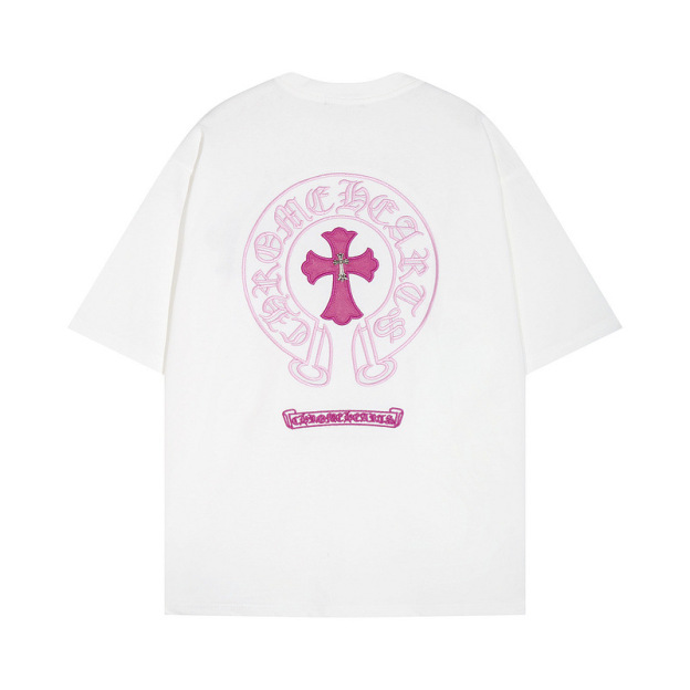 CH Style Chrome Hearts inspired Cross Horseshoe Sanskrit Embroidery T-Shirt 