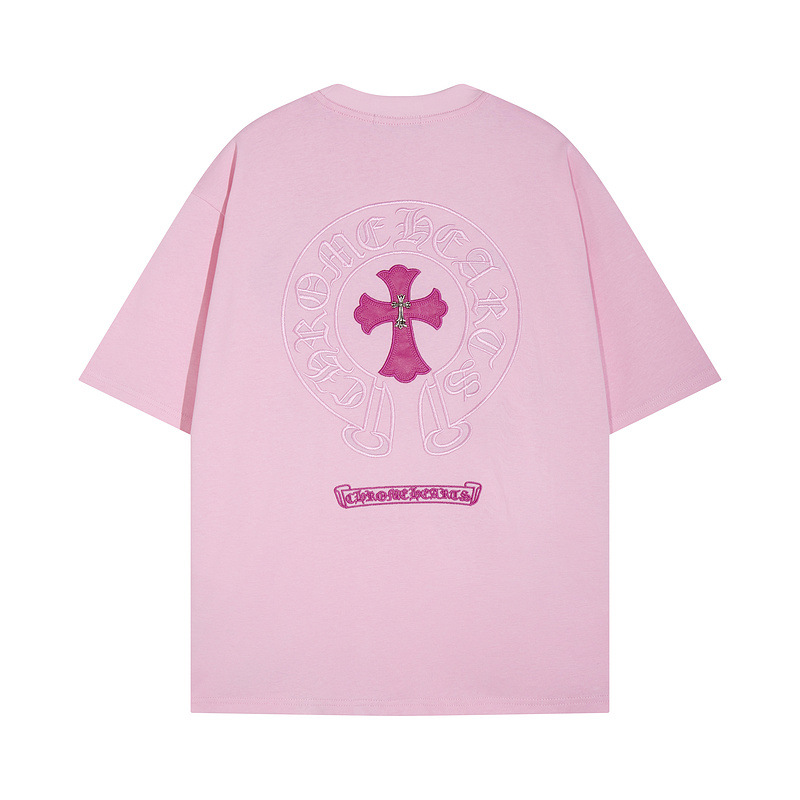 CH Style Chrome Hearts inspired Cross Horseshoe Sanskrit Embroidery T-Shirt