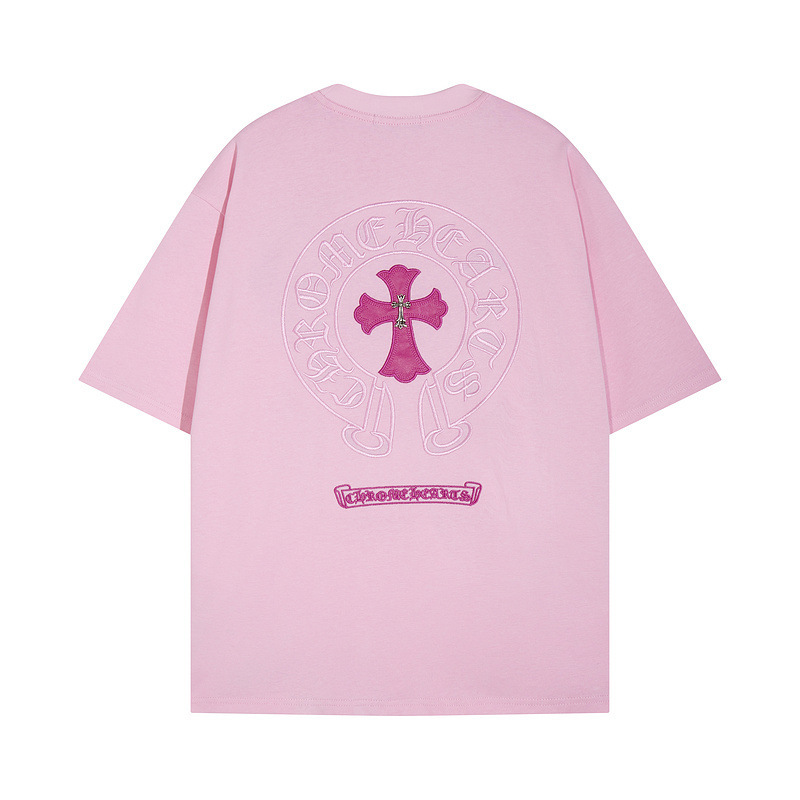 CH Style Chrome Hearts inspired Cross Horseshoe Sanskrit Embroidery T-Shirt 