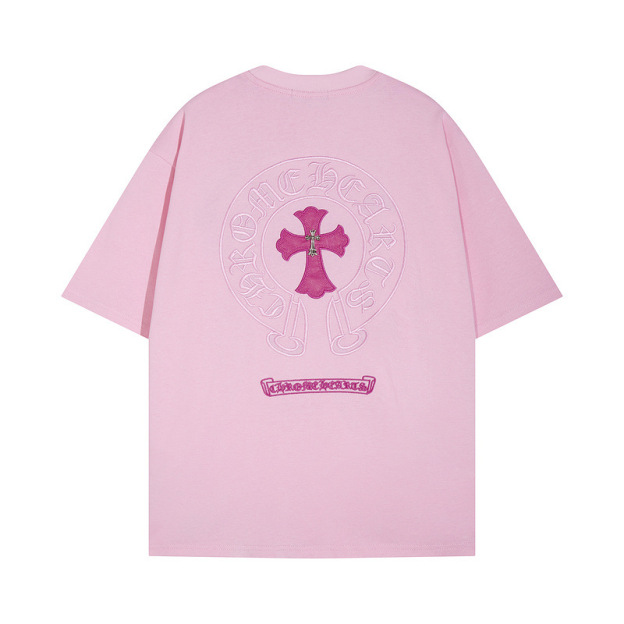 CH Style Chrome Hearts inspired Cross Horseshoe Sanskrit Embroidery T-Shirt 