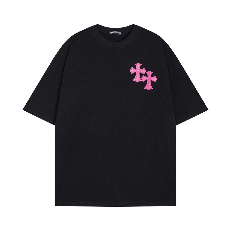 CH Style Chrome Hearts inspired Cross Horseshoe Sanskrit Embroidery T-Shirt 