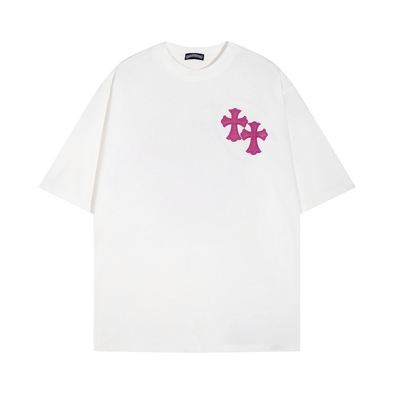CH Style Chrome Hearts inspired Cross Horseshoe Sanskrit Embroidery T-Shirt 
