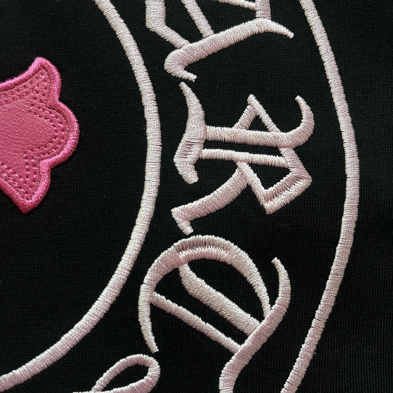 CH Style Chrome Hearts inspired Cross Horseshoe Sanskrit Embroidery T-Shirt 