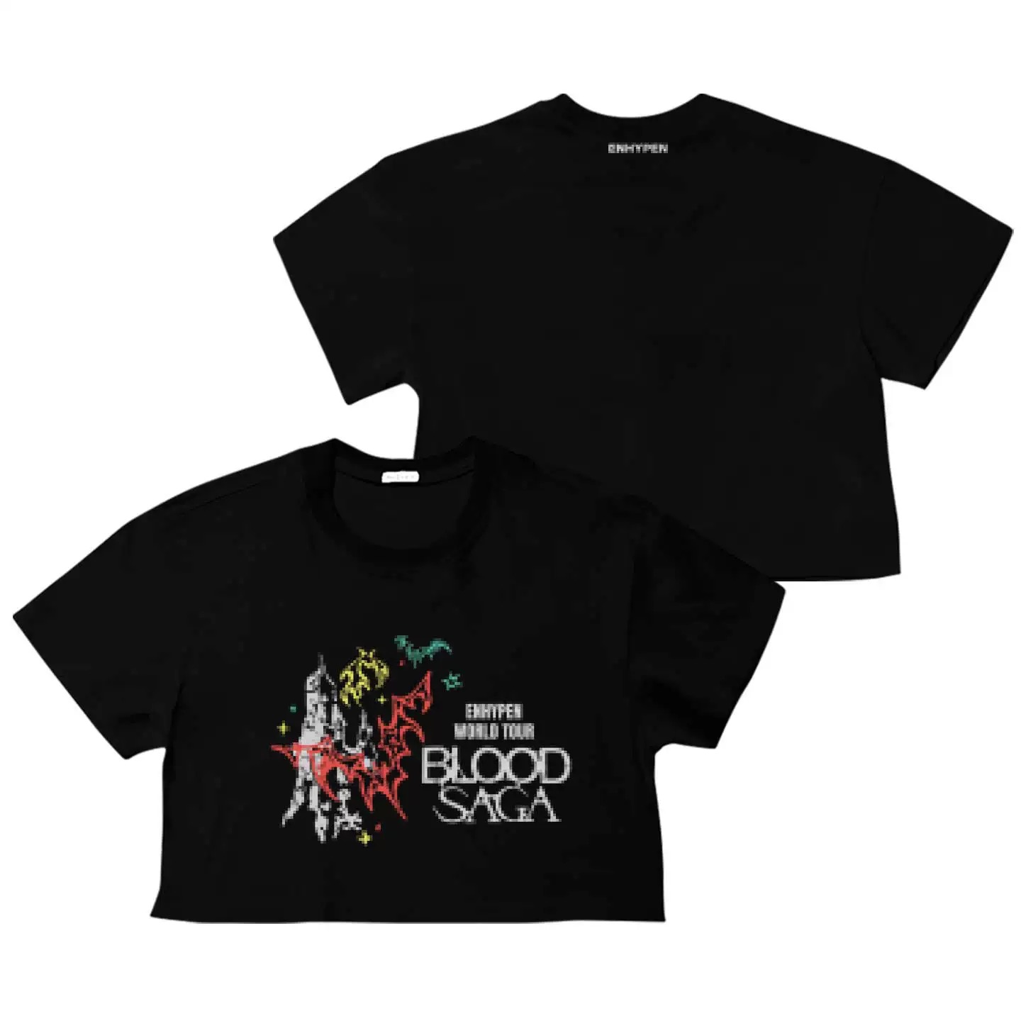 Enhypen 2026 bloodsaga inspired North American print tshirt