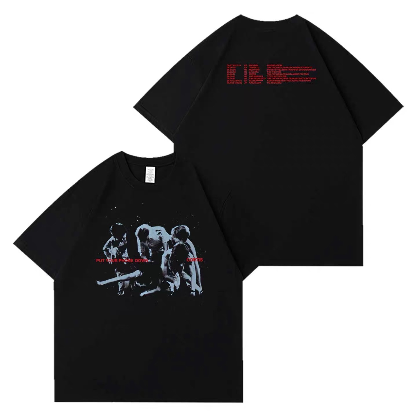Cortis 2026 Tour Put Your Phone Down Merch Inspired TShirt