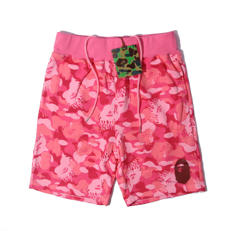 Camo Letter Shark Print inspired by bape Shorts Beach Pants Streetwear