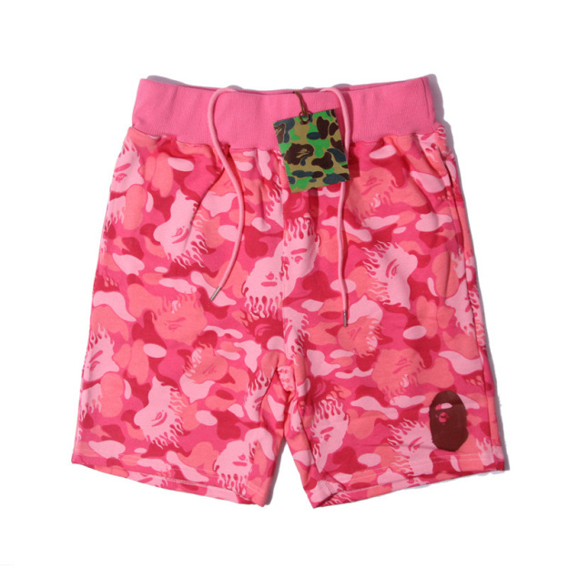 Camo Letter Shark Print inspired by bape Shorts Beach Pants Streetwear