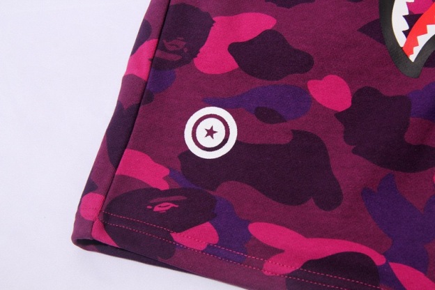 Camo Letter Shark Print inspired by bape Shorts Beach Pants Streetwear