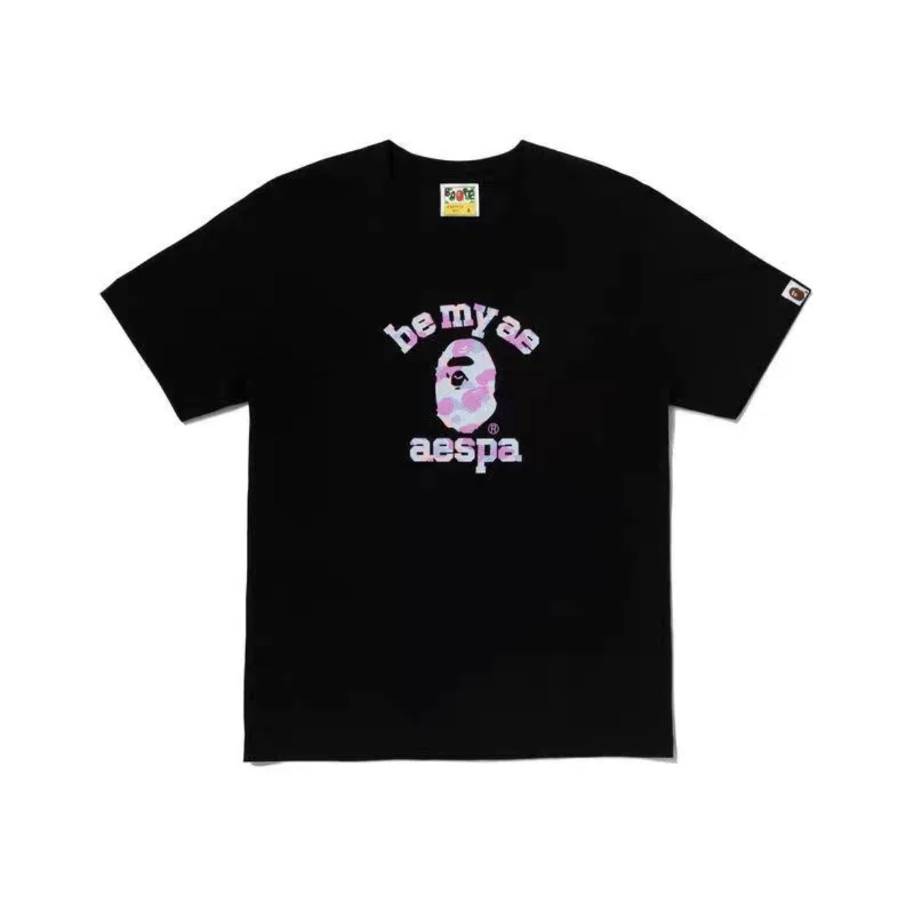 Aespa inspired Ape Head Graphic Tee BAPE Crew Neck T-Shirt