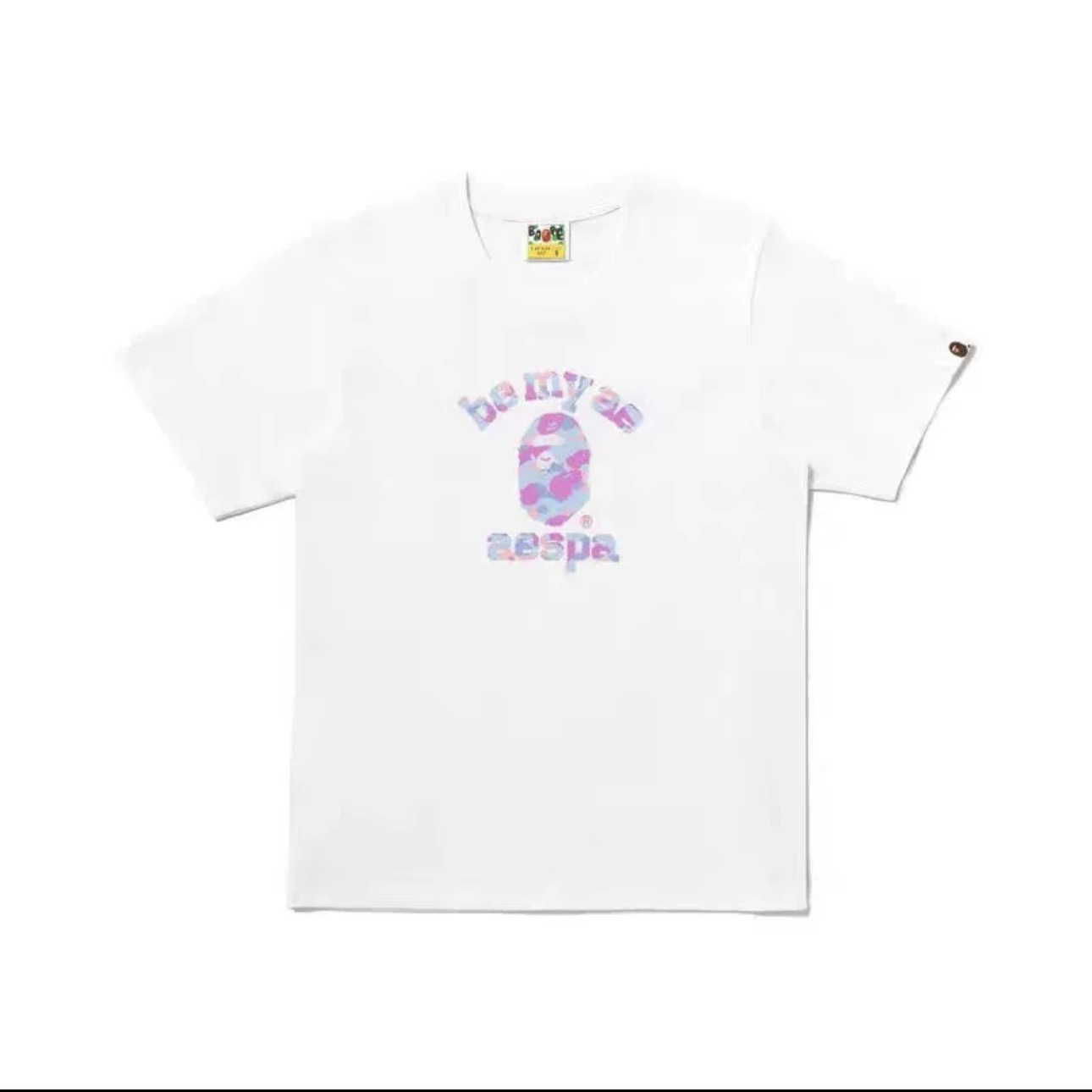Aespa inspired Ape Head Graphic Tee BAPE Crew Neck T-Shirt