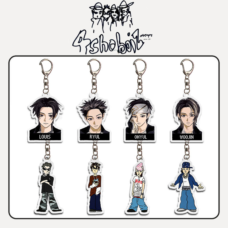 lngshot Acrylic keyring keychain pendant