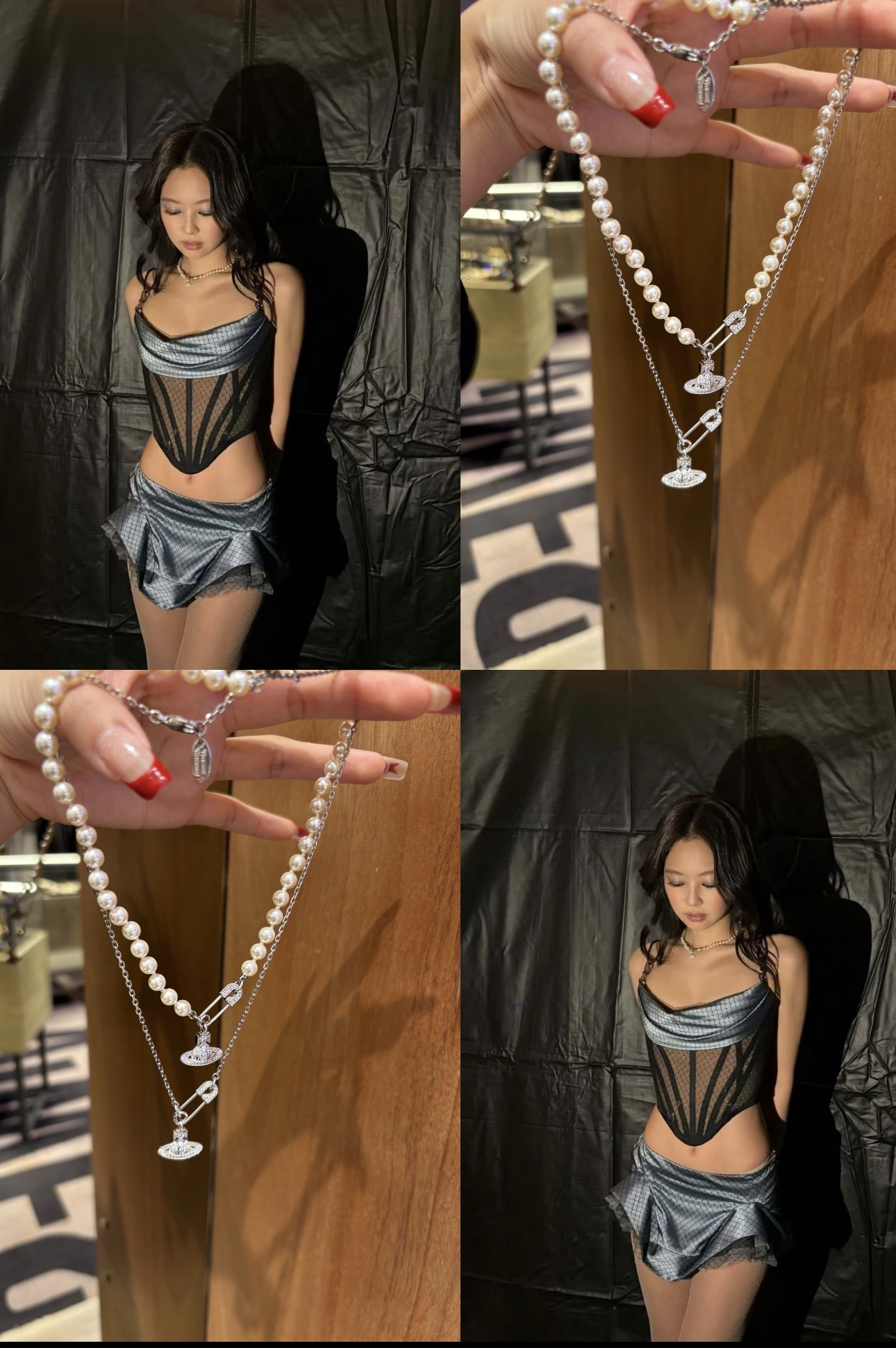 Vivienne Style inspired Pearl Necklace 
