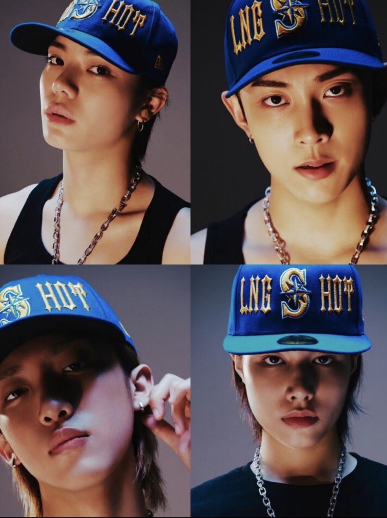 lngshot inspired Red Embroidered Baseball Cap Hat