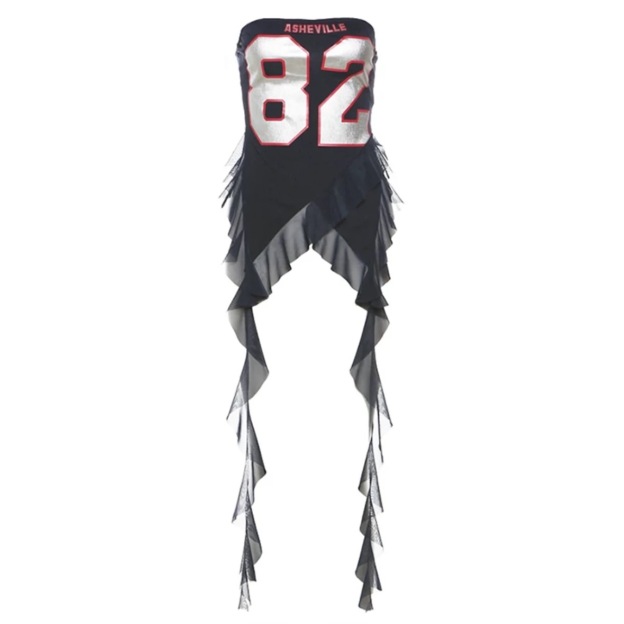 Numeric Pattern Tube Top-Stray-Straykids concert outfitidea for STAY