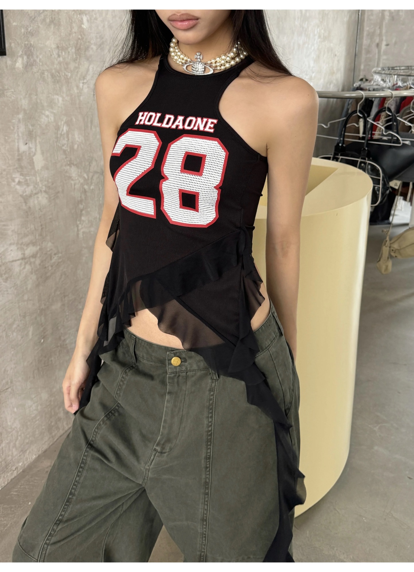 Numeric Pattern Tube Top-Stray-Straykids concert outfitidea for STAY