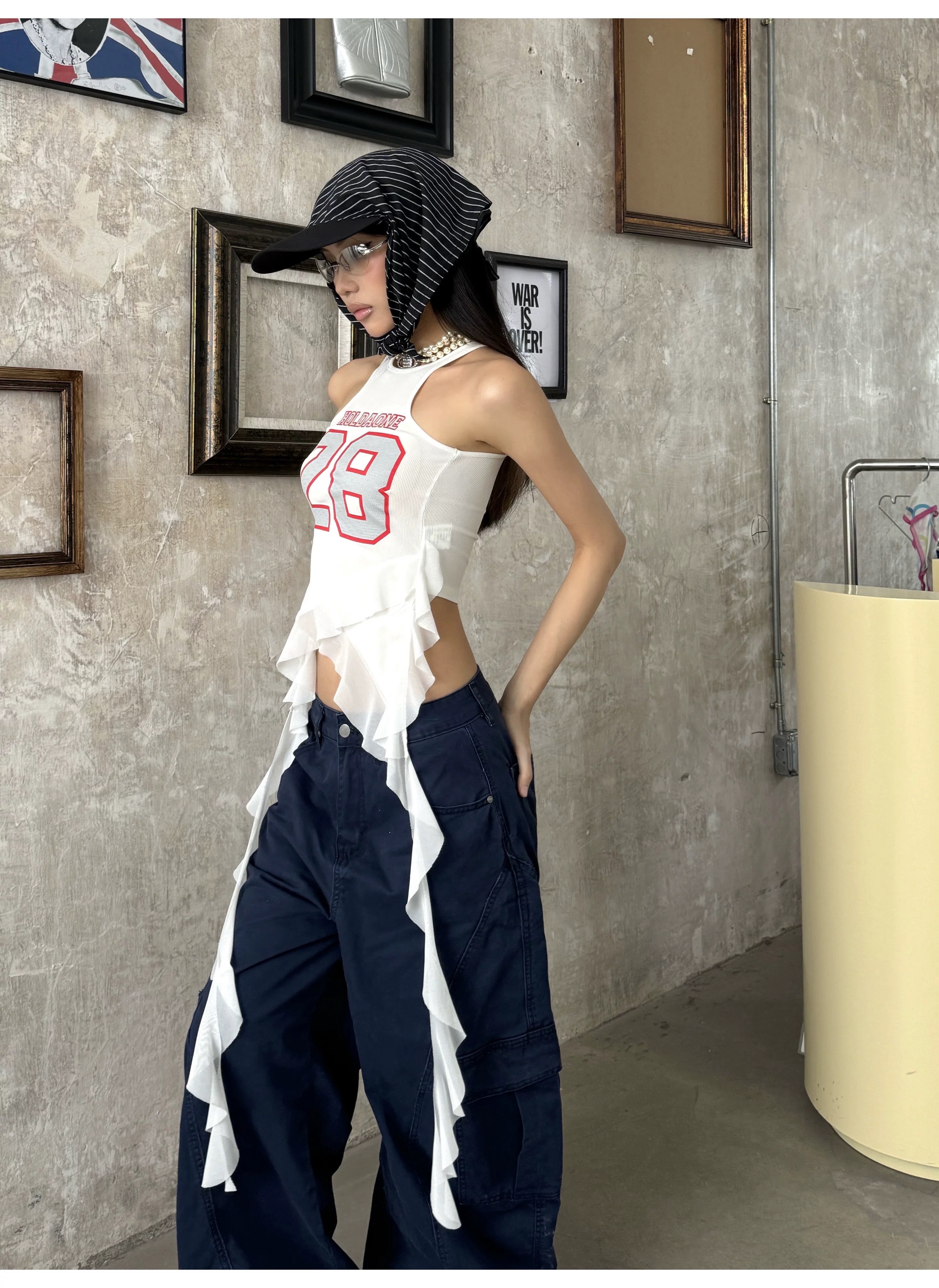 Numeric Pattern Tube Top-Stray-Straykids concert outfitidea for STAY