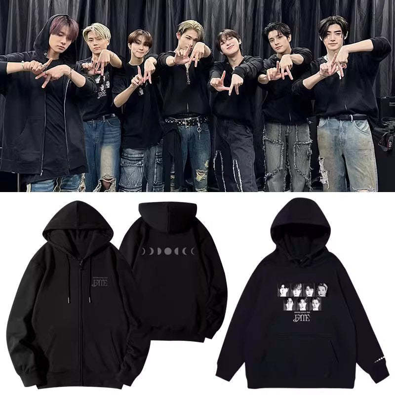 Enhypen Fate World Tour Concert Zip Up Hoodie-Enhypen