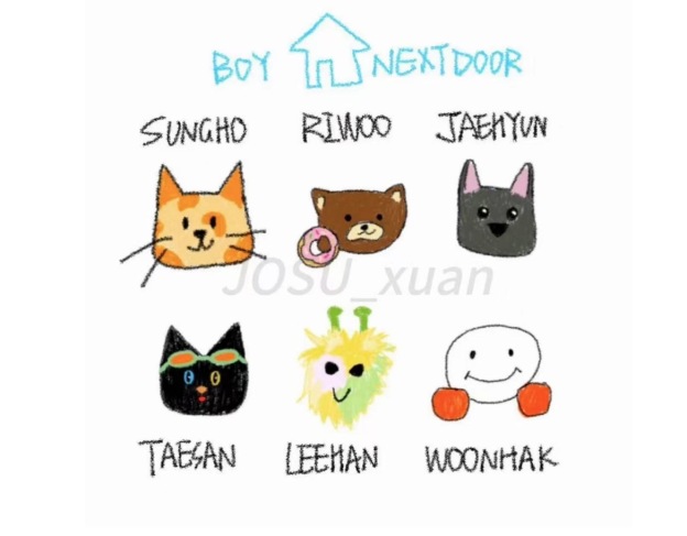 BOYNEXTDOOR Official Merch inspired Plush Doll 