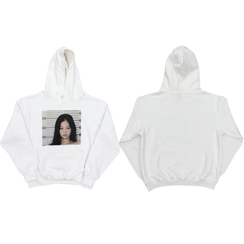 Blackpink Jennie Kim Graphic Face Print Sweatshirt Hoodie