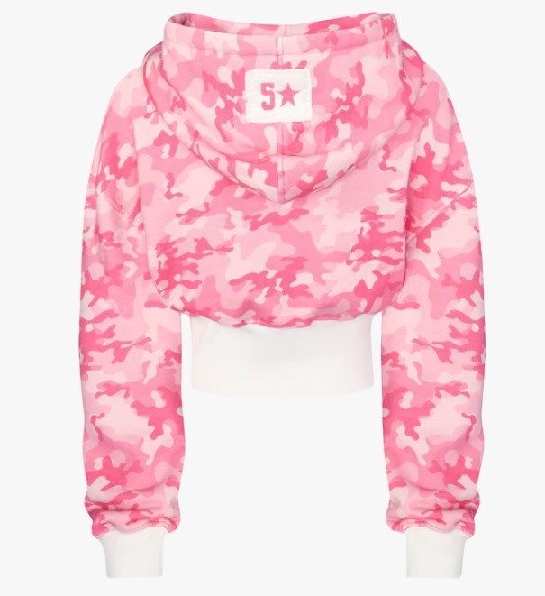 TWICE -Pink Camo Rhinestone inspired Hoodie Set
