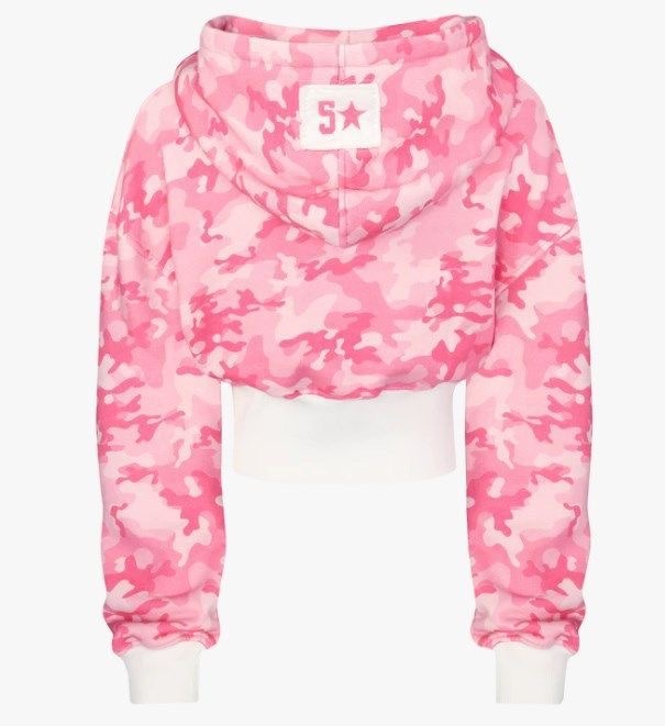 TWICE -Pink Camo Rhinestone inspired Hoodie Set