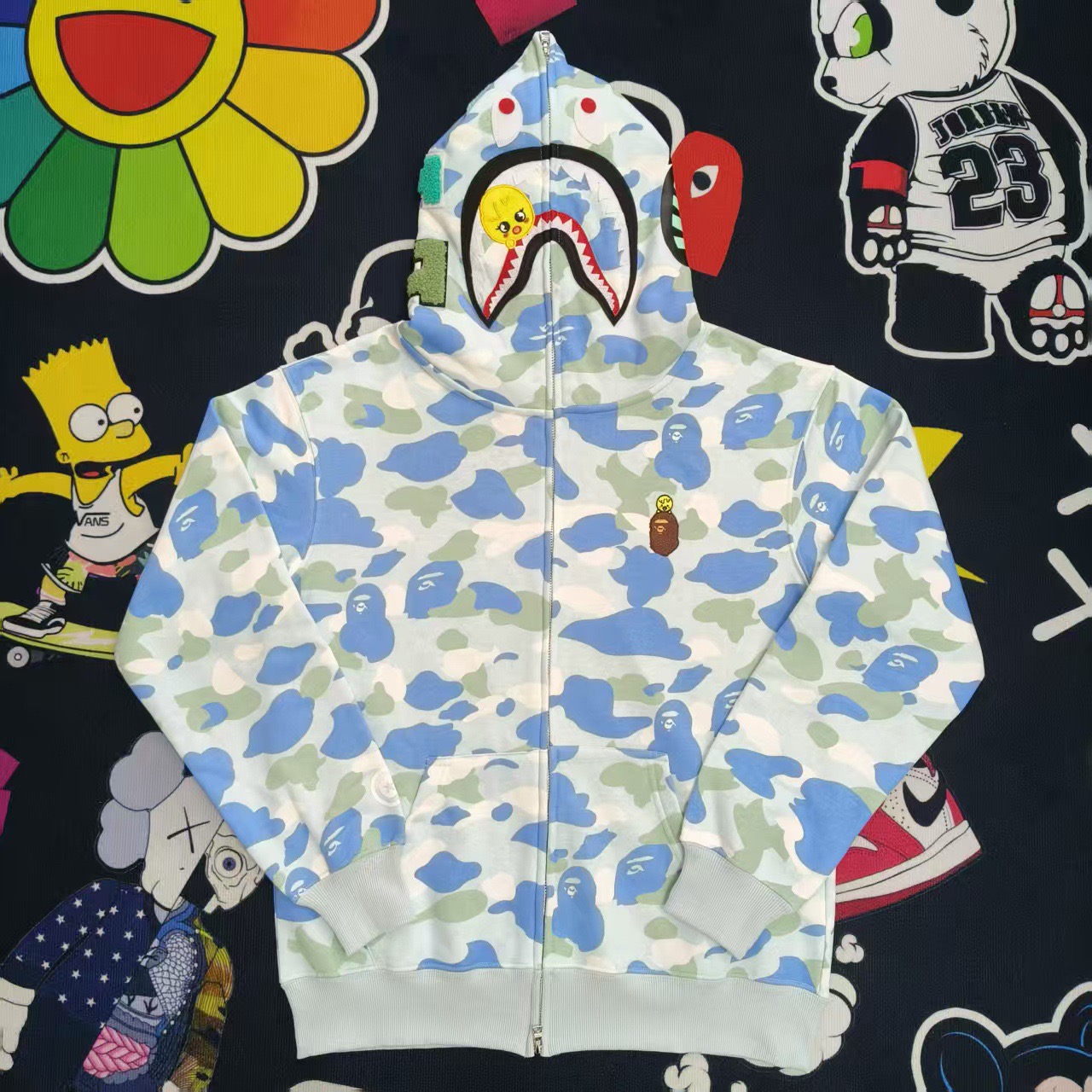 StrayKids Felix BAPE Inspired Bape camo hoodie-Stray Kids