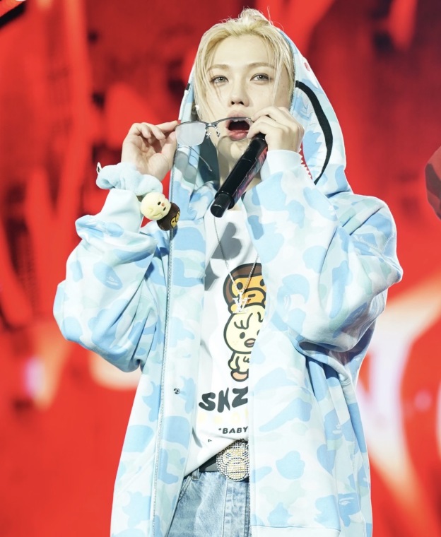 StrayKids Felix BAPE Inspired Bape camo hoodie-Stray Kids