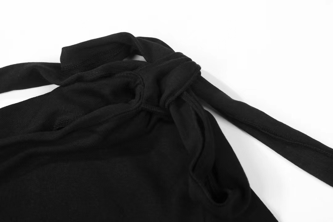 Aespa Winter & IVE Wonyoung rose tie shoulder sleeve top shirt