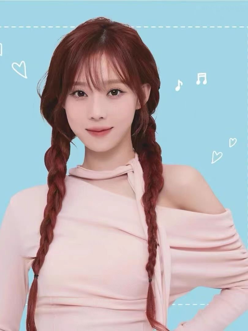 Aespa Winter & IVE Wonyoung rose tie shoulder sleeve top shirt