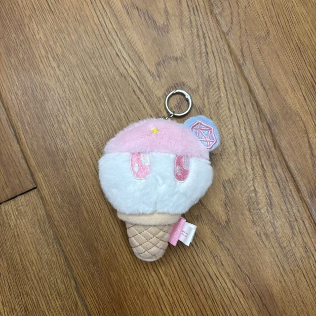 SEVENTEEN Miniteen inspired Ice Cream Cone Plush doll Keychain