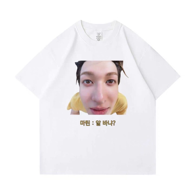 CORTIS 1st Anniversary Reality Show T-Shirt - Funny Member Face Cotton Tee