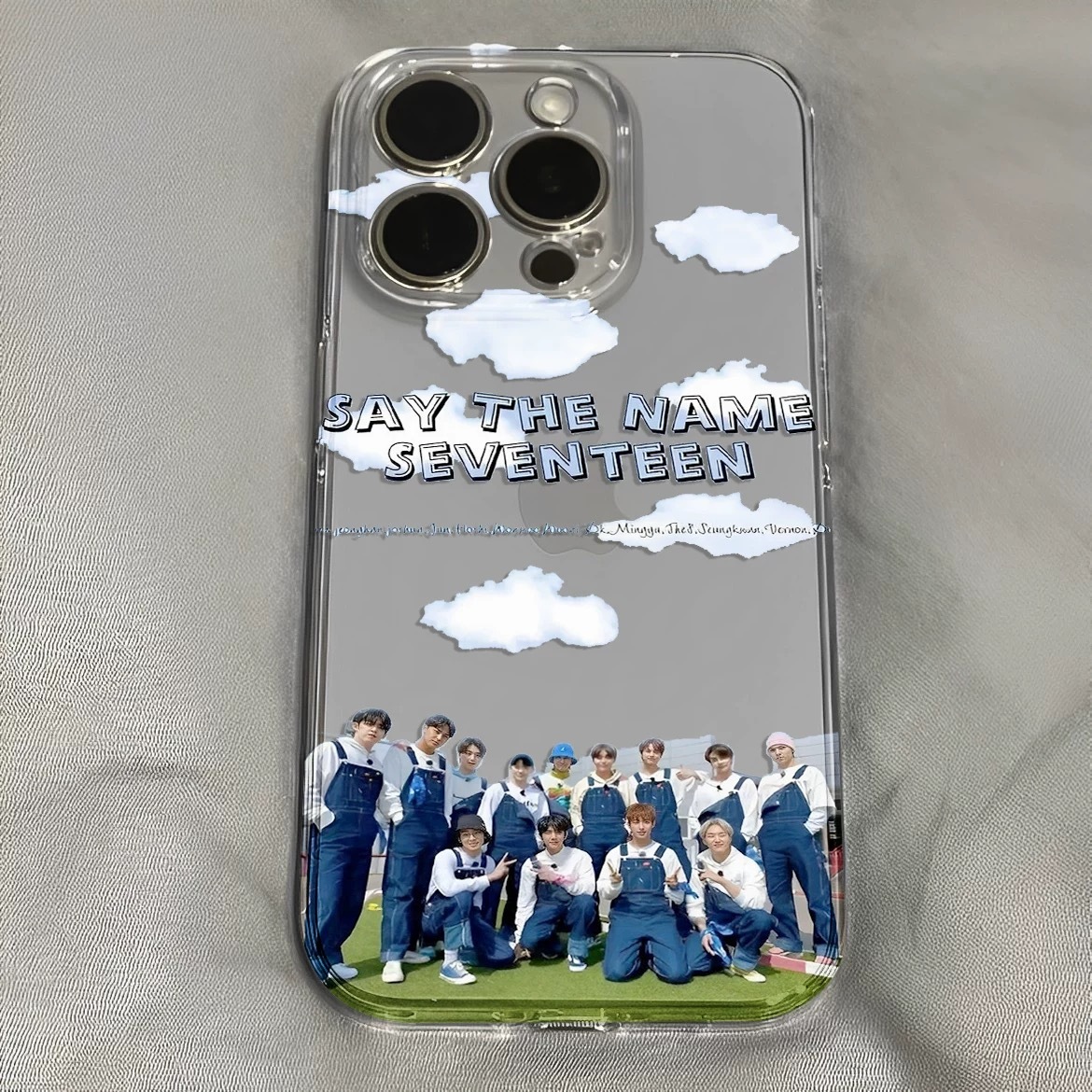 Seventeen 3 Pcs Set Phone Case for All Phones