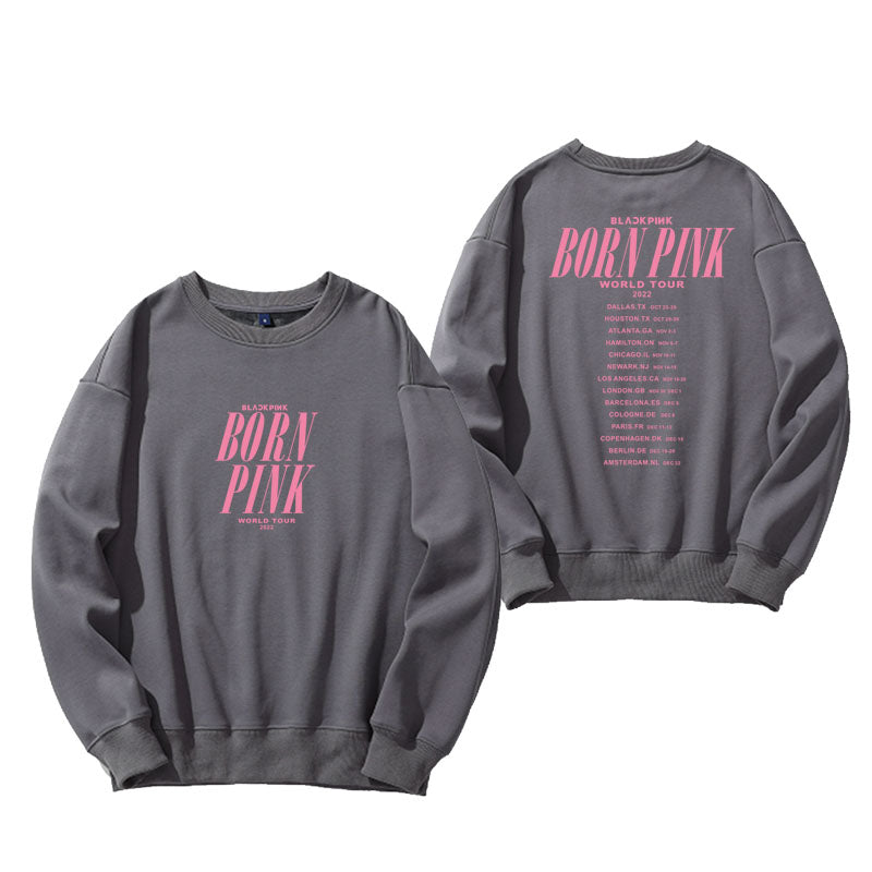 Born Pink World Tour Crewneck Hoodie-Blackpink