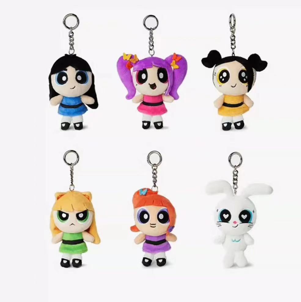 NEWJEANS X LINEFRIENDS Powerpuff Girls inspired Keyring