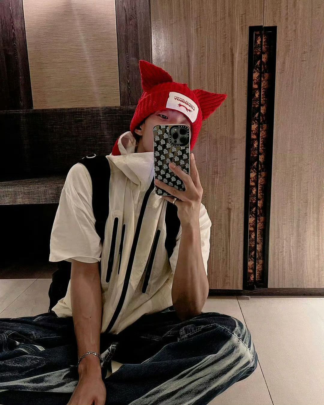 BE the sun cat ears wool knit hat-DK HOSHI Seventeen