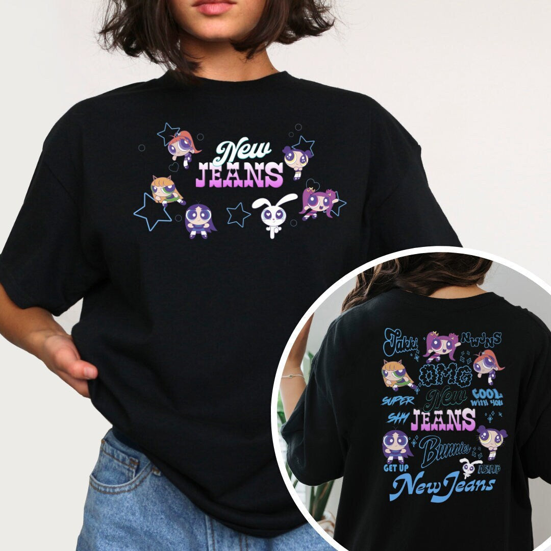 NEWJEANS X POWERPUFF GIRLS Get Up Tee